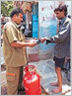 UIDAI Linked Gas Distribution using Visiontek POS